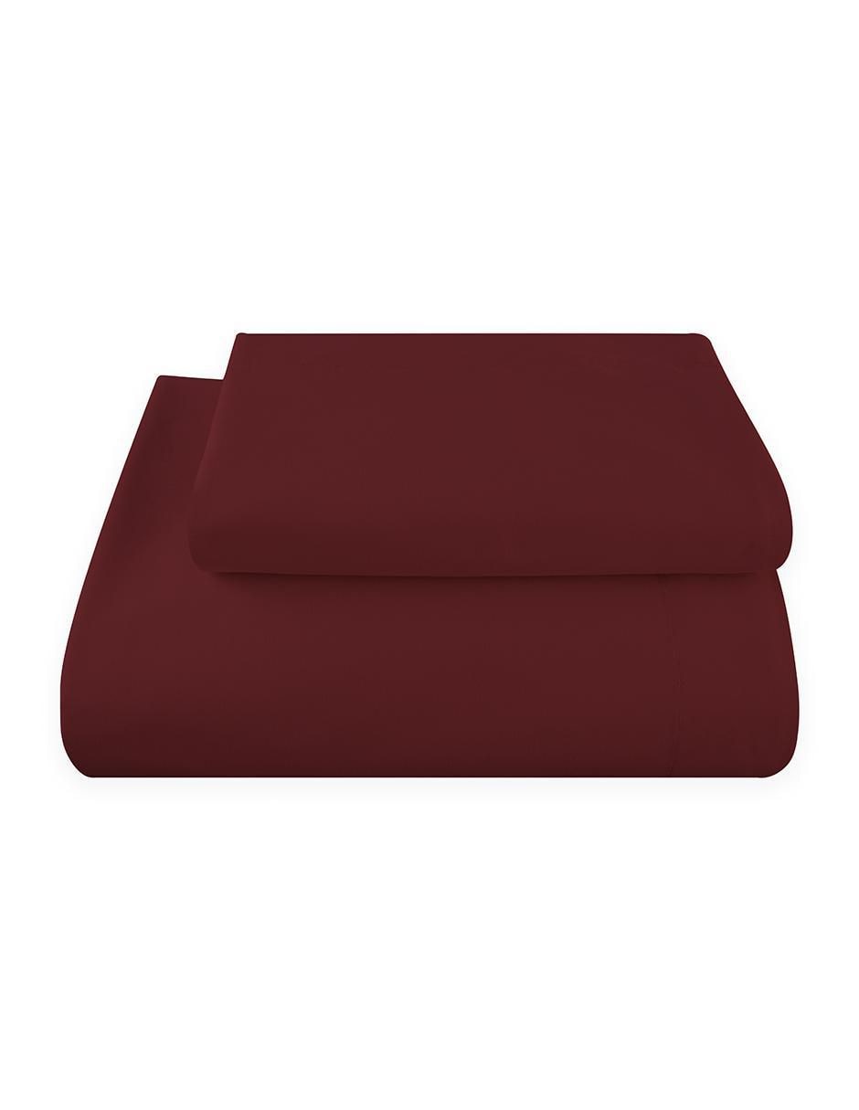 Juego de sábanas de microfibra Sumie Rojo 4