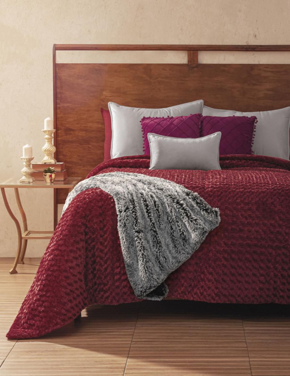 Cobertor Premium Rustic estampado texturizado