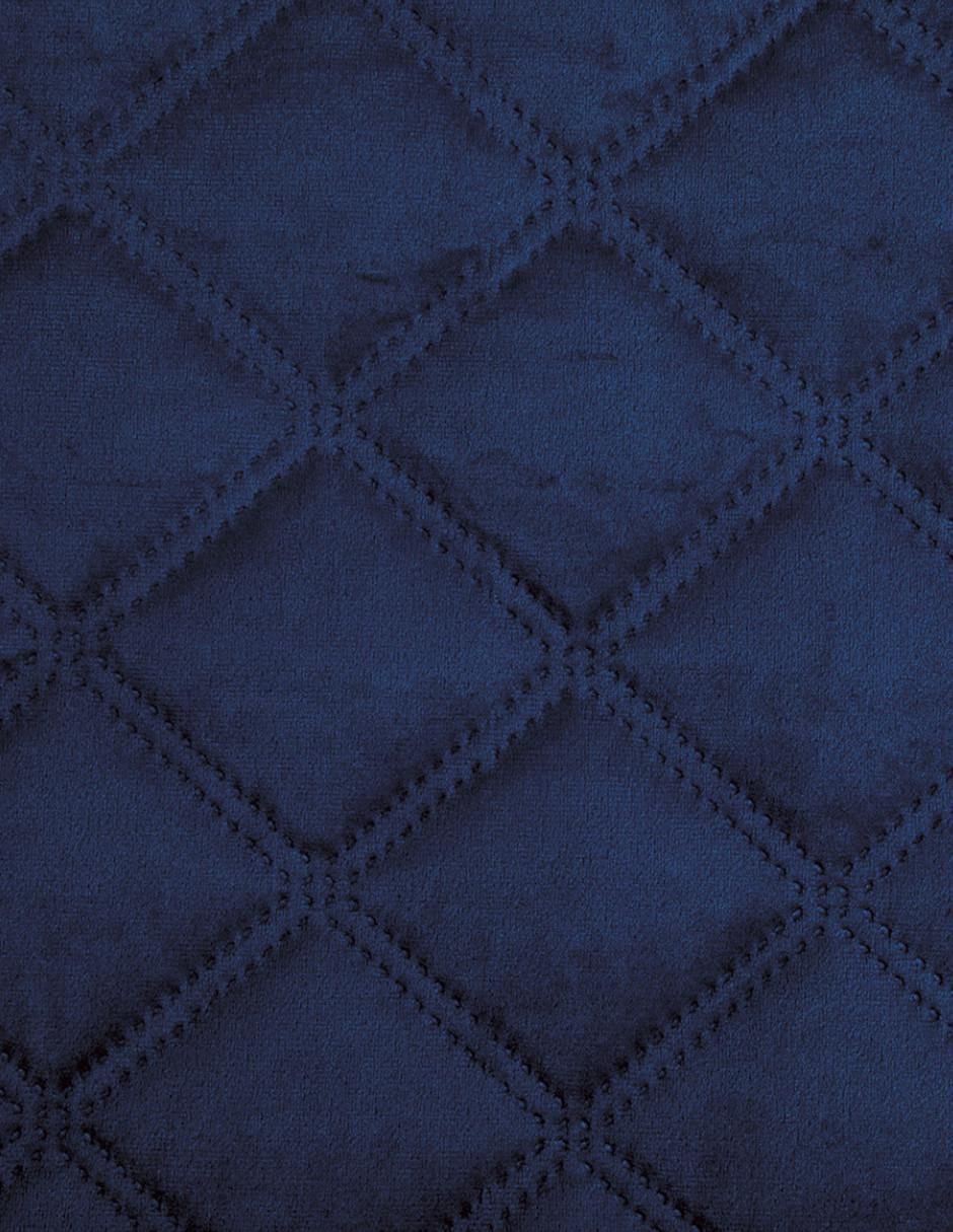 Cobertor Winter Velvet Navy estampado texturizado