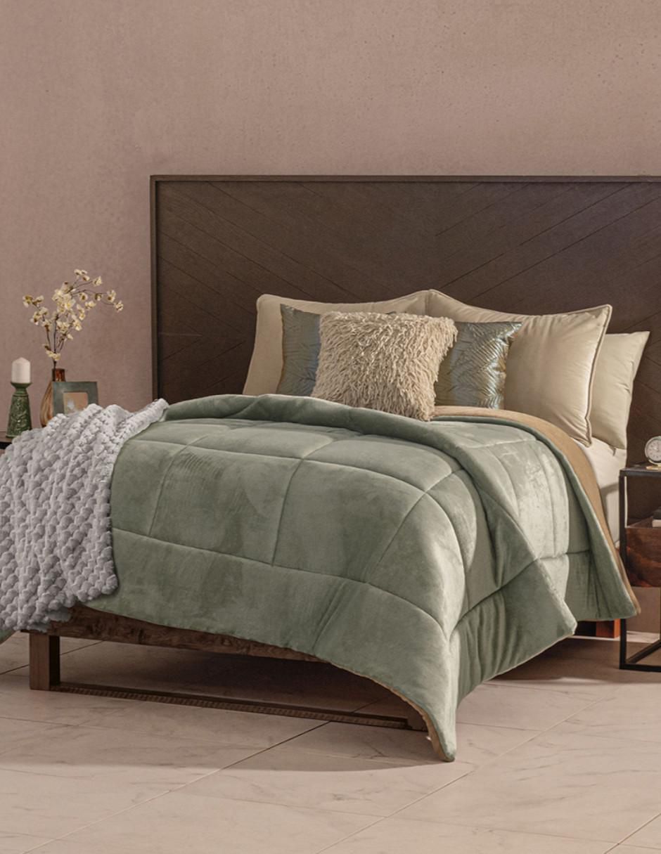 Cobertor Forest & Sand Luxe estampado texturizado