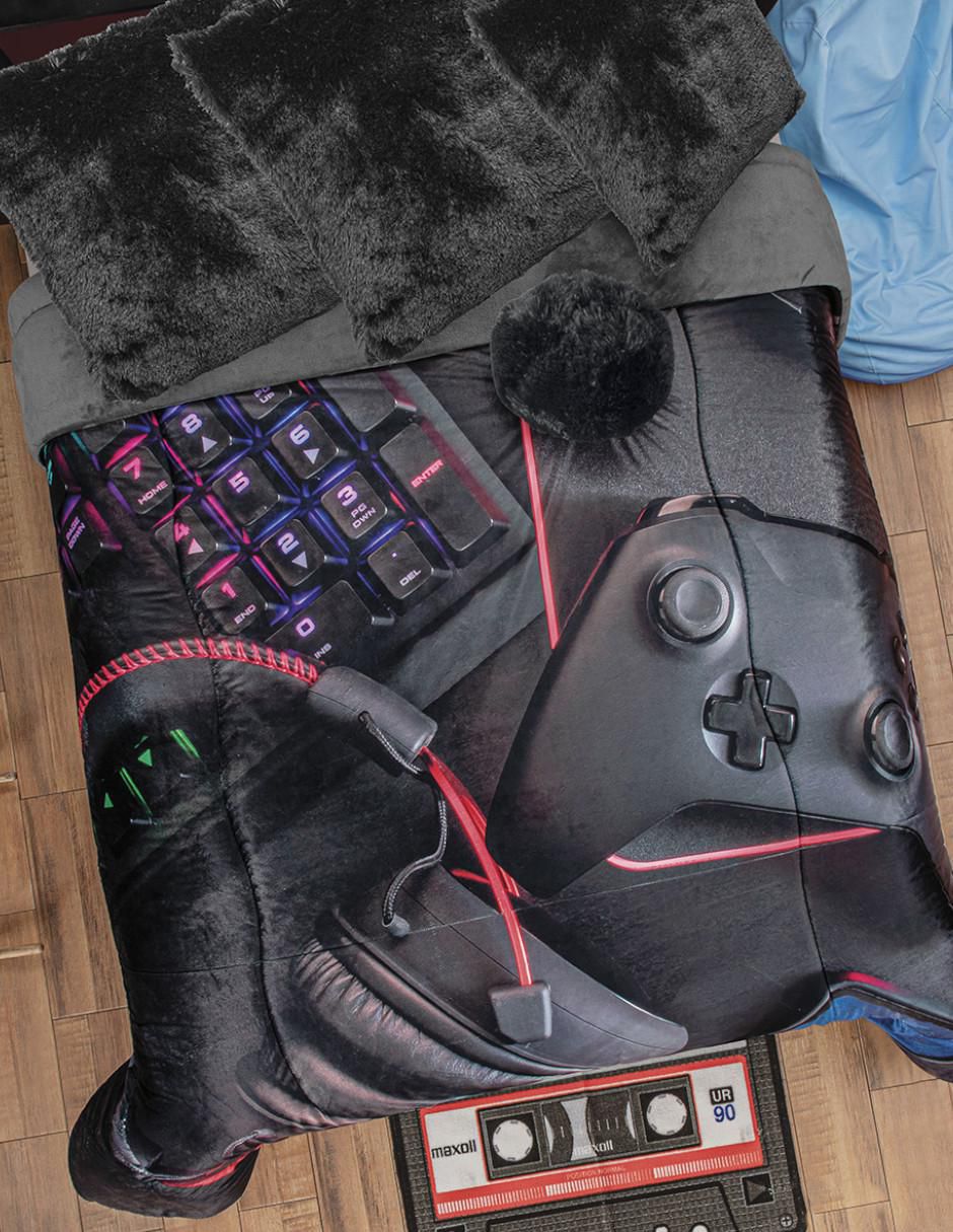 Cobertor Gamer Pro Acolchado estampado gráfico
