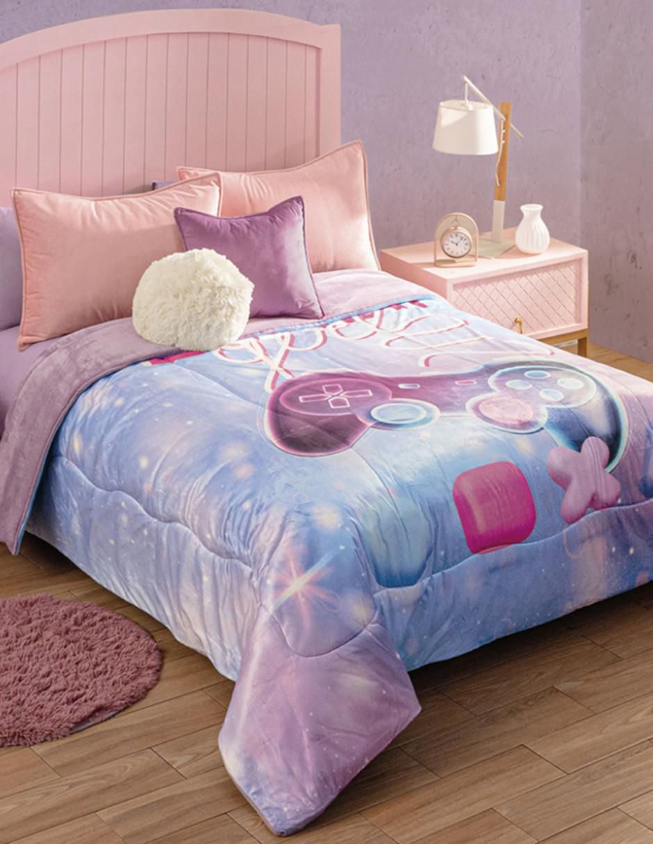 Cobertor Gamer Girl estampado gráfico Cobertor Gamer Girl estampado gráfico