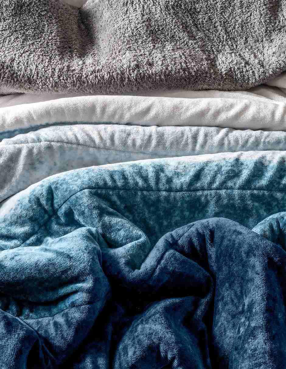 Cobertor Invernal estampado a rayas 3