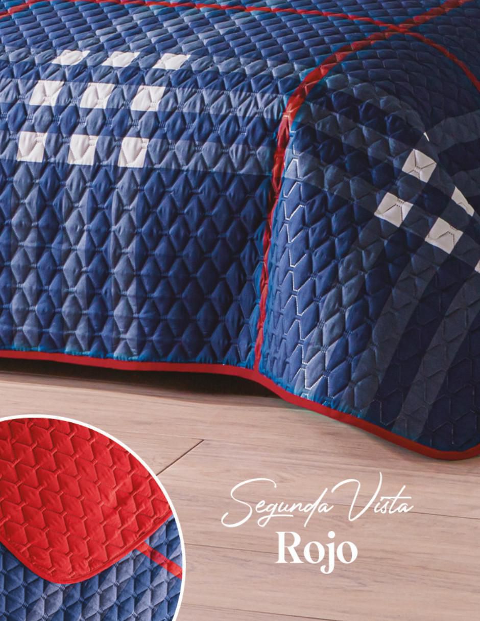 Colcha Tartán Navy