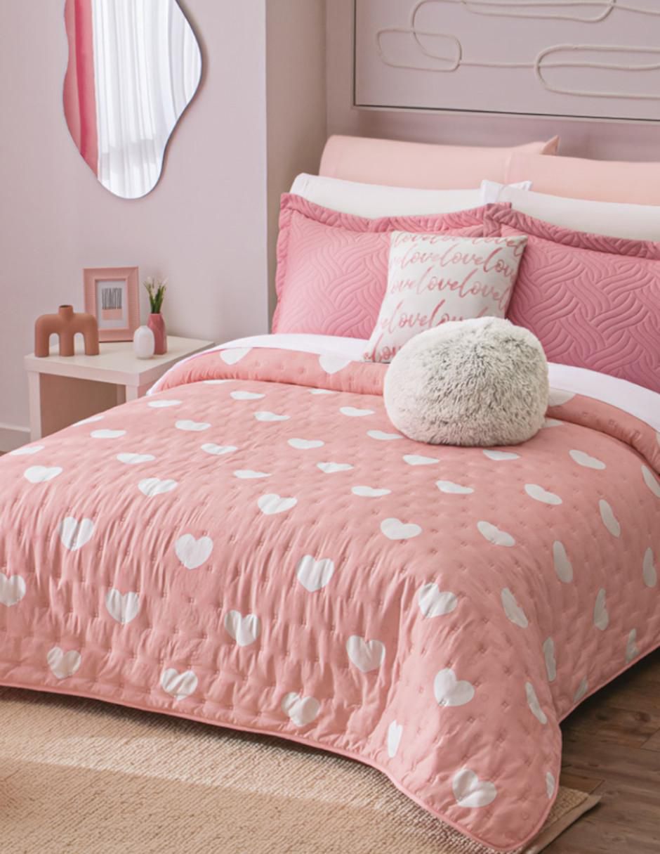 Colcha Pink Love