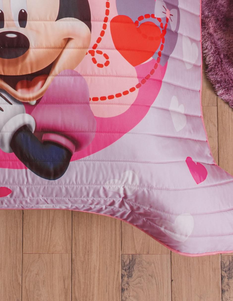 Colcha Minnie Corazón