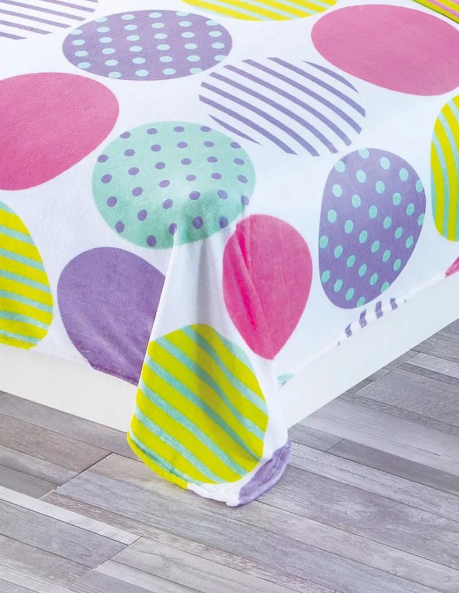 Cobertor Pop Dots estampado gráfico