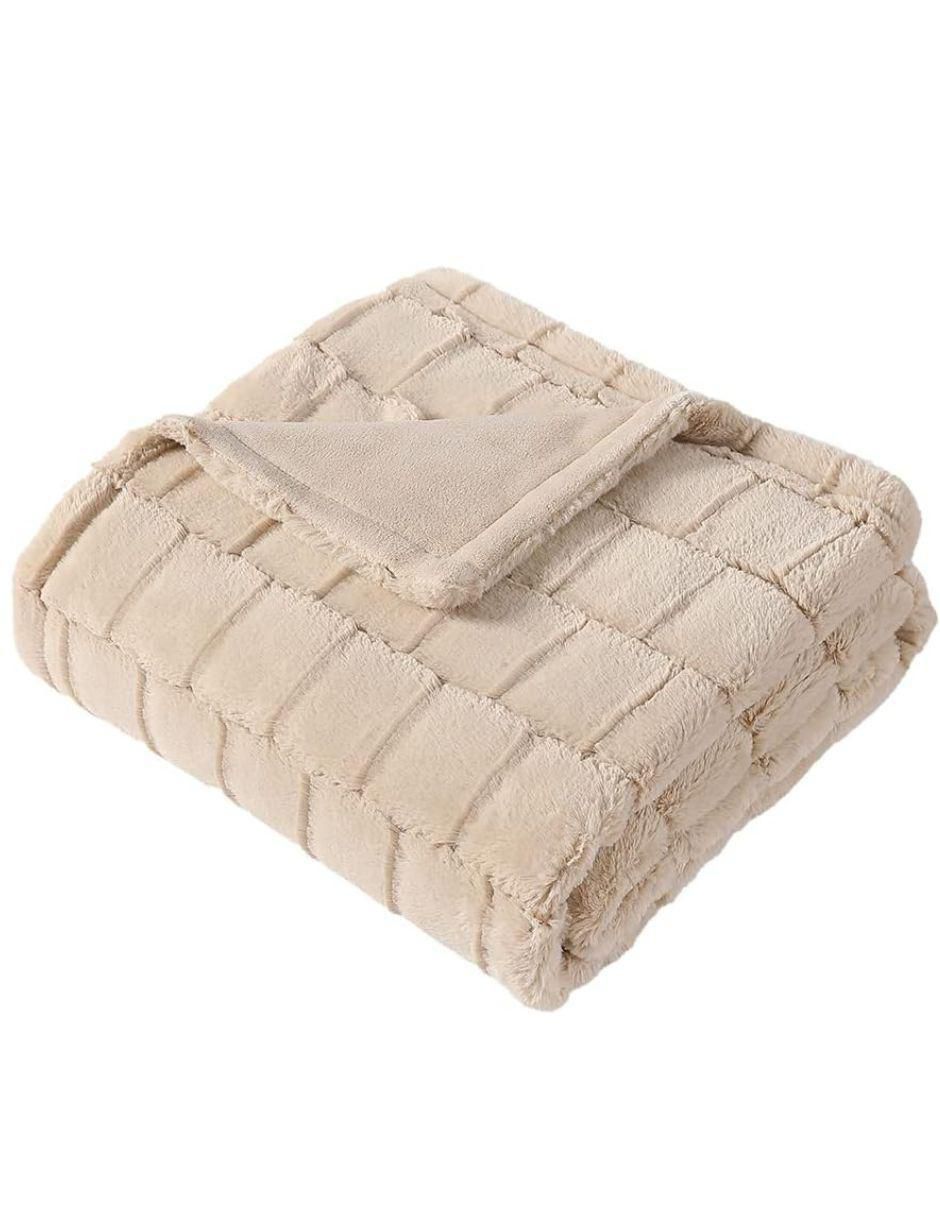Frazada de tejido suave Stassie Faux Fur unisex