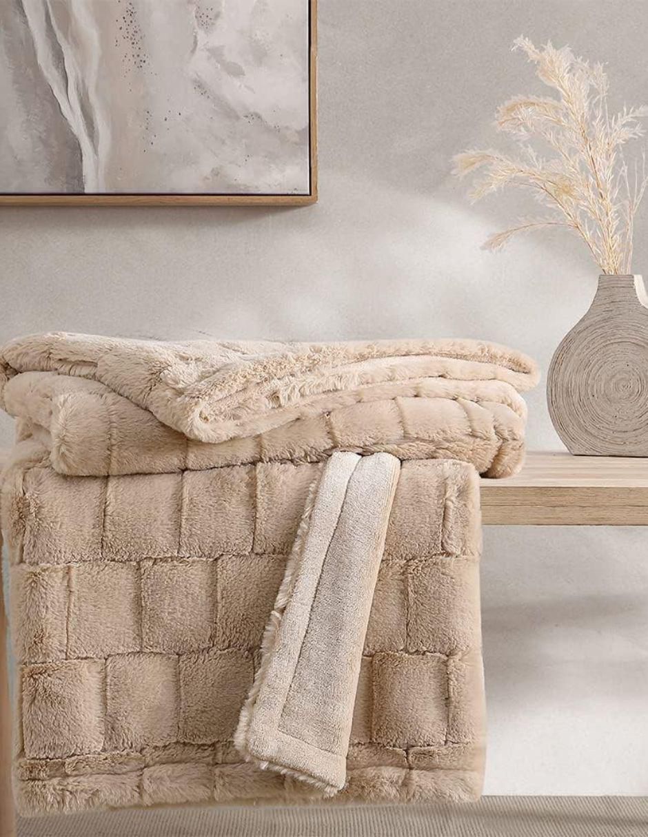 Frazada clásica "de" "tejido" suave b.kind & beyond stassie faux fur 0-0-0 "para" unisex