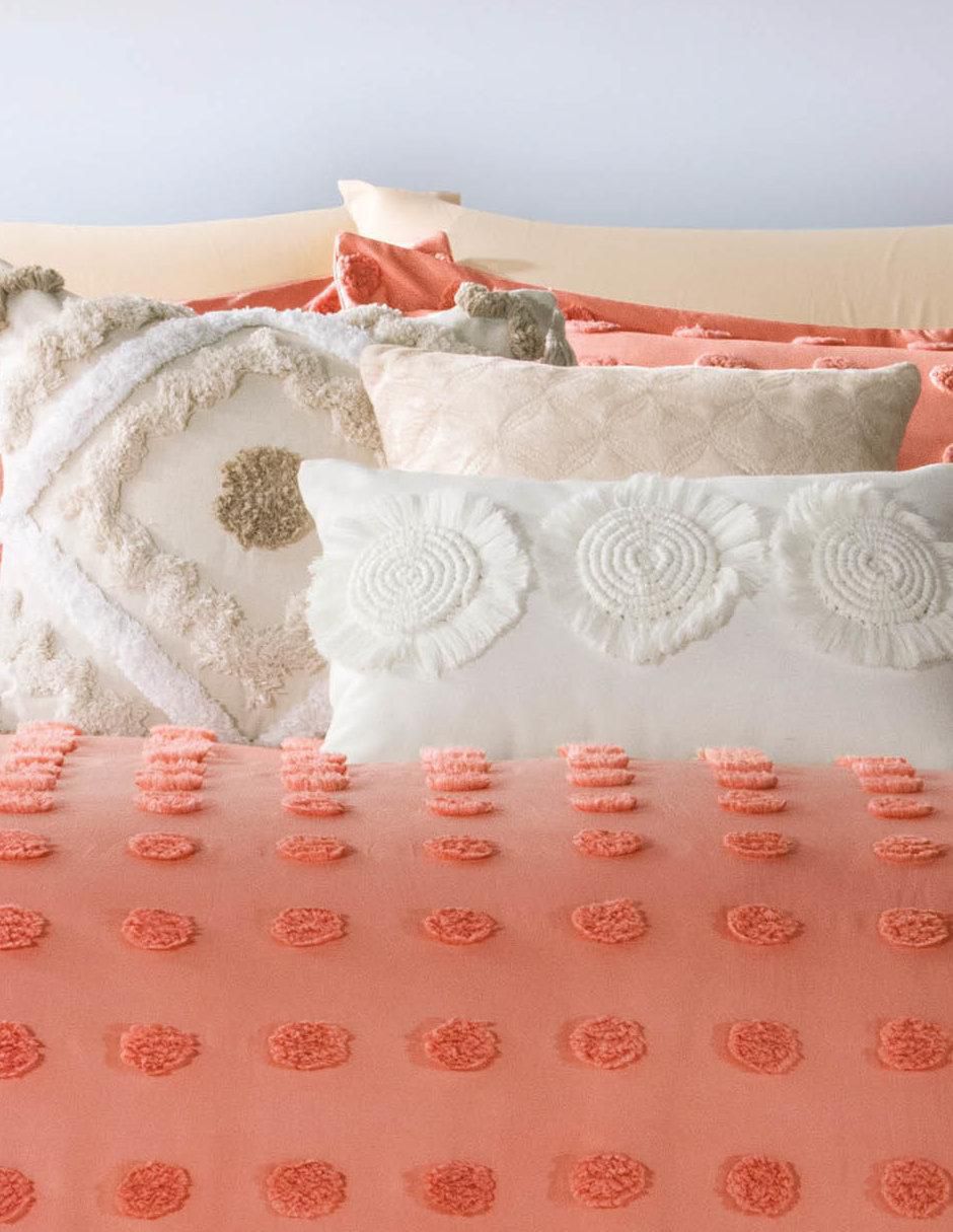 Set edredón Peach Fruzz Dots