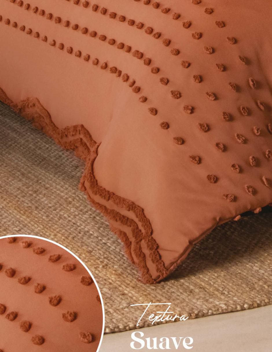 Set edredón Arcilla Boho Tufted 2