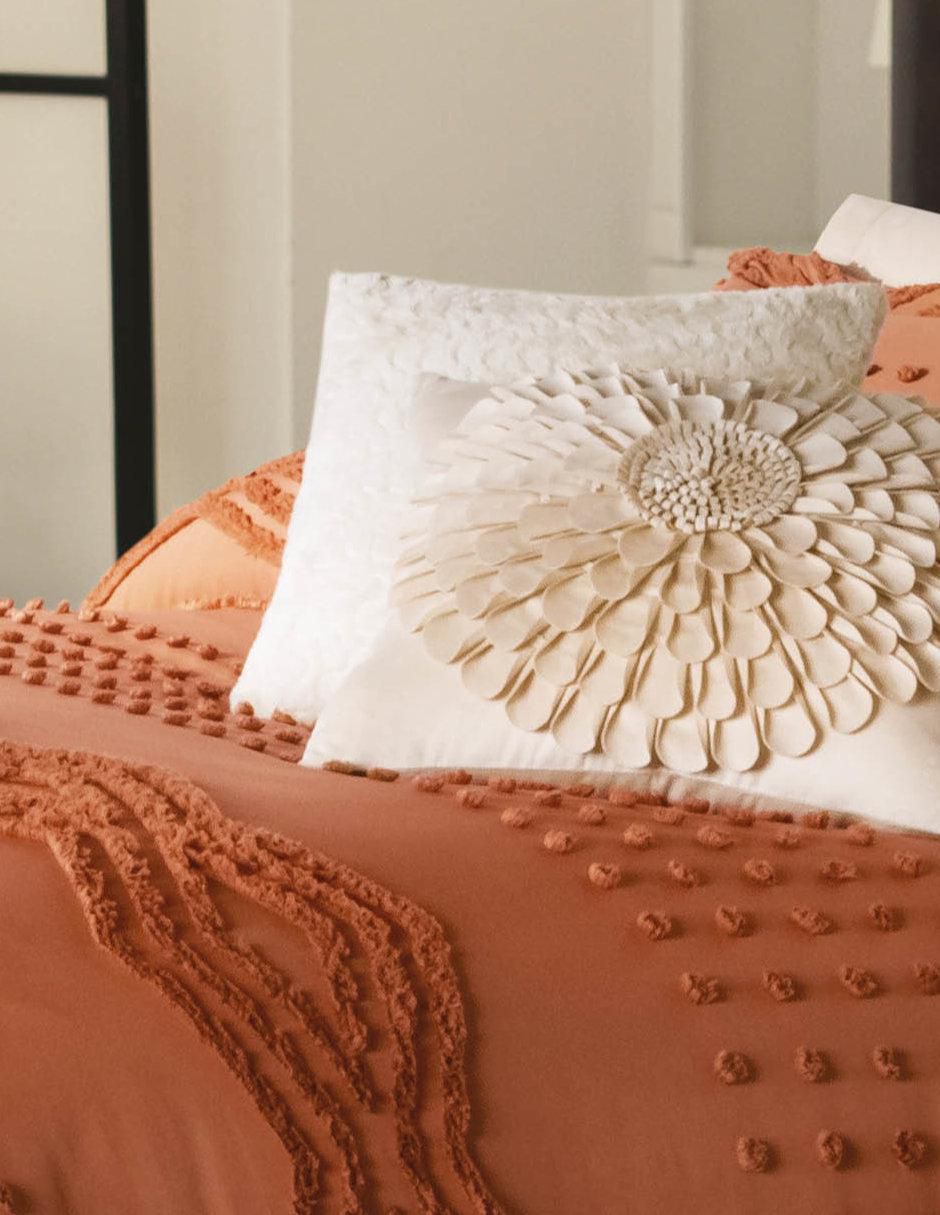 Set edredón Arcilla Boho Tufted 3