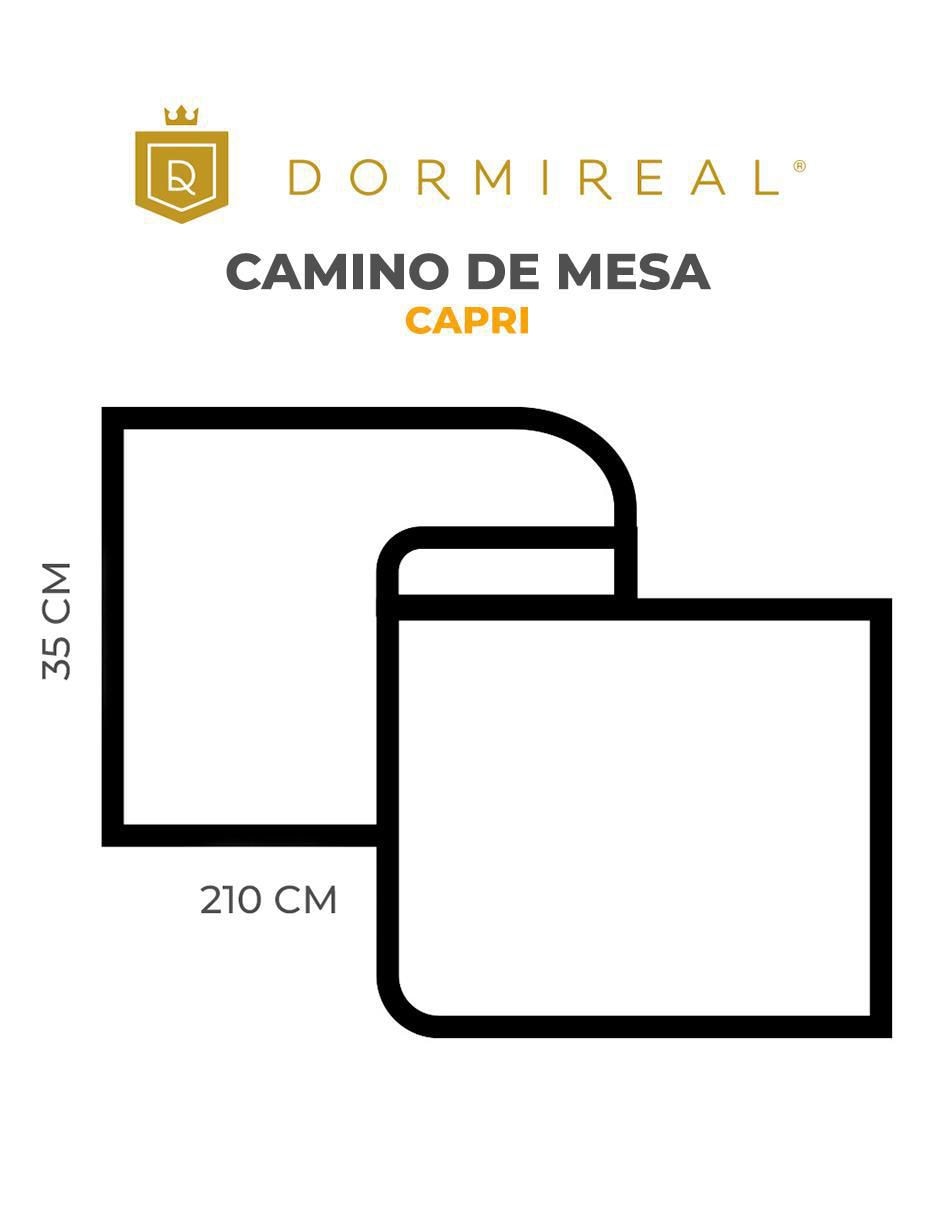 Camino de mesa de poliéster Capri 5