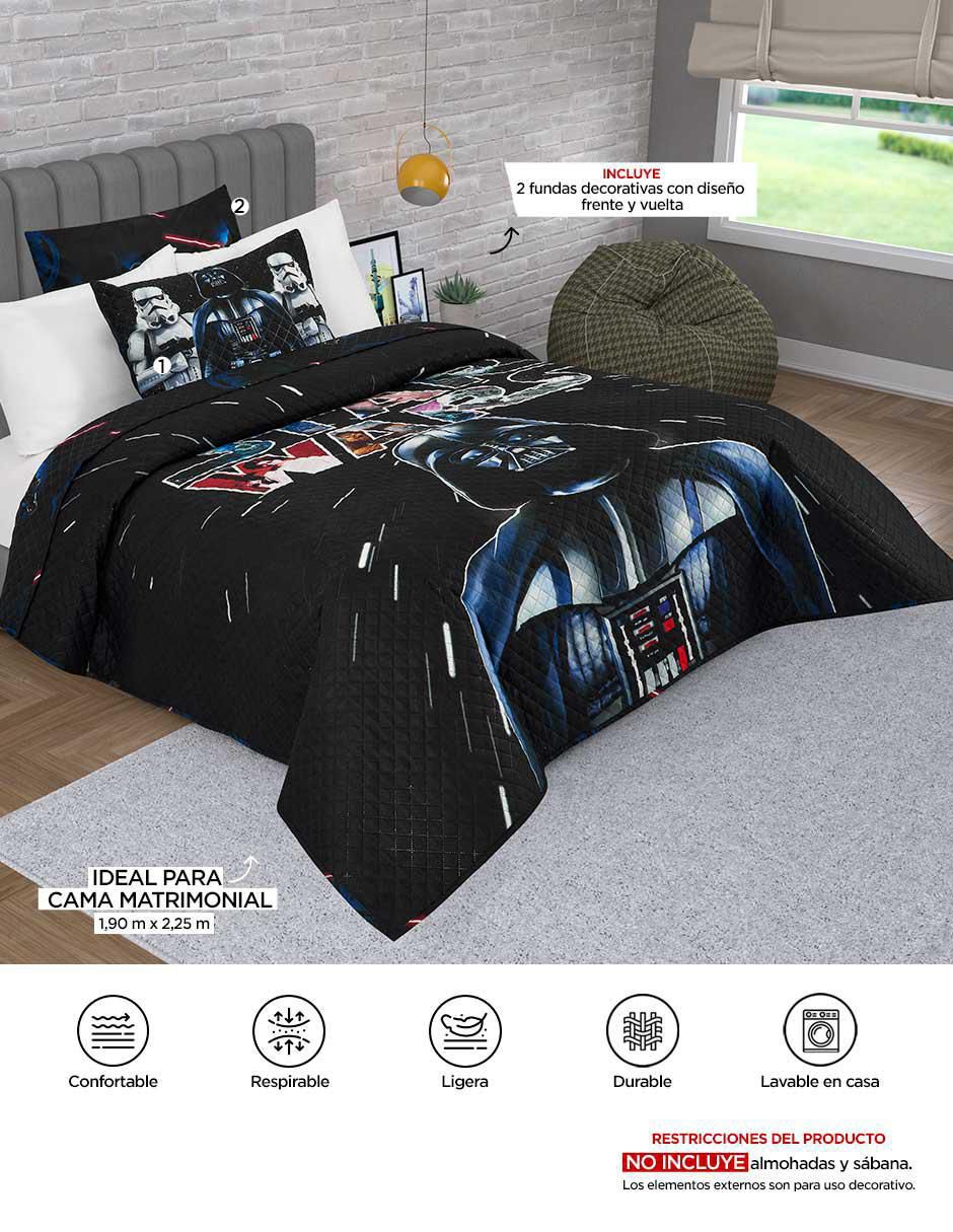 Set de colcha Star Wars Black 9