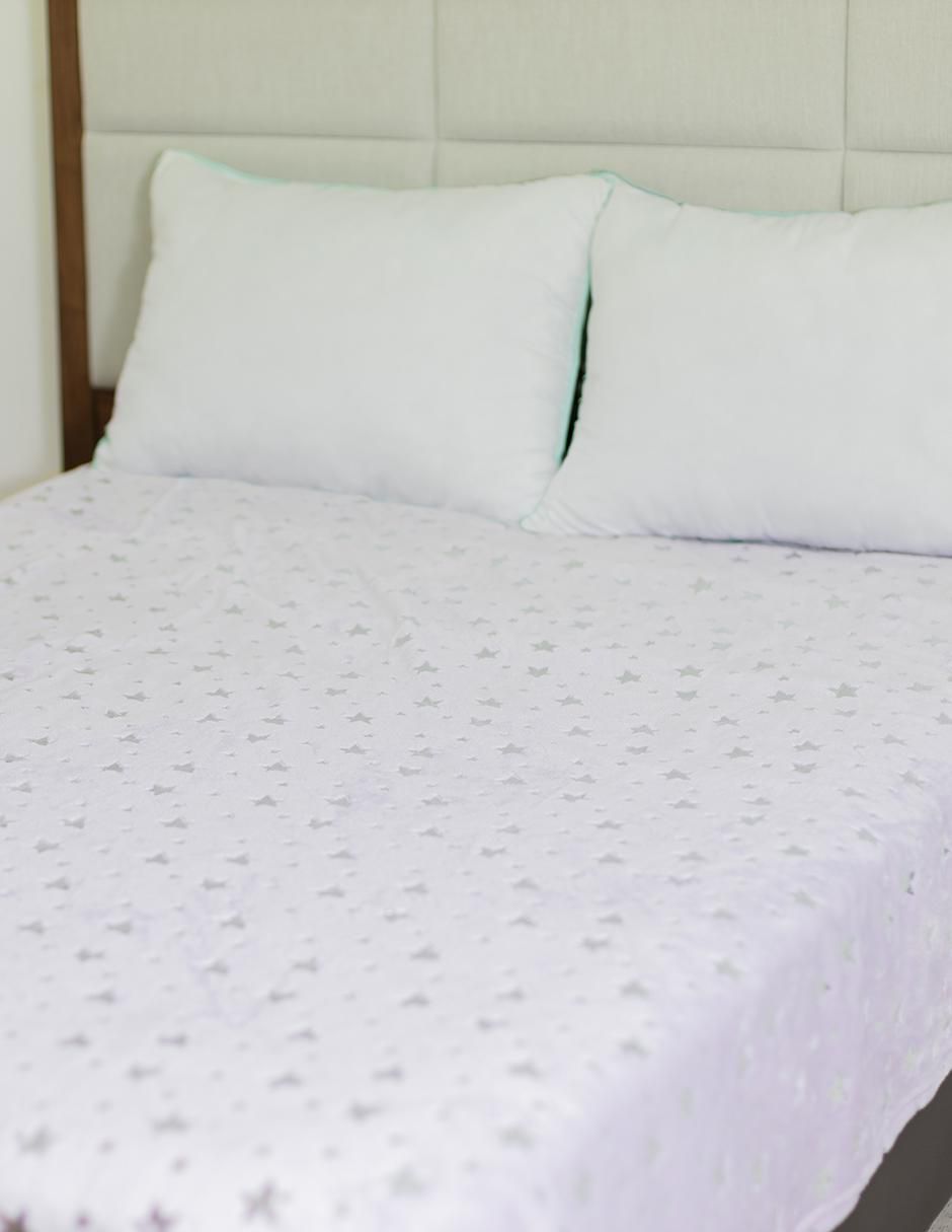 Cobertor estampado texturizado