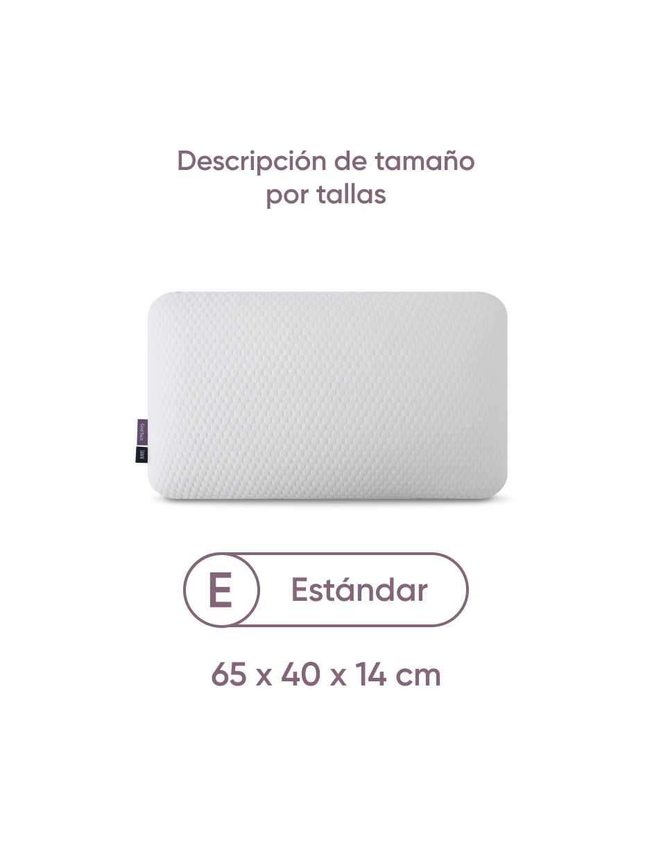 Almohada Grid Tech firmeza baja 6