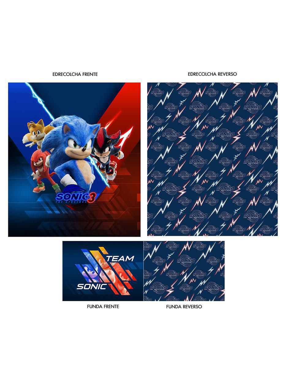 Set de colcha Sonic Team 8