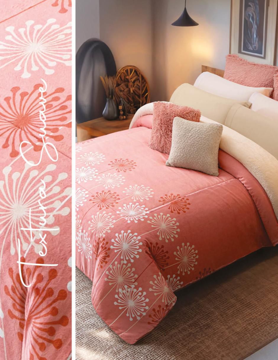 Cobertor Diente De León estampado floral