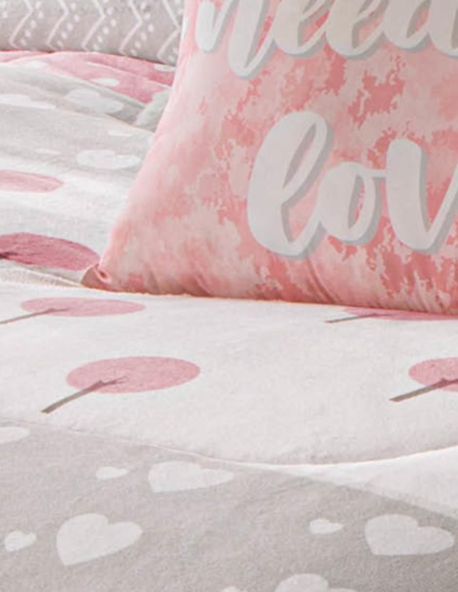 Cobertor Polka Hearts estampado gráfico