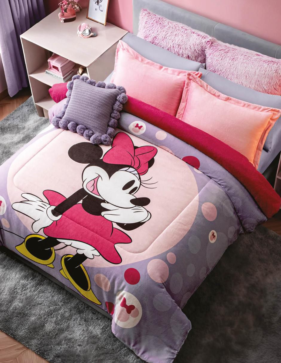 Cobertor Minnie Minnie Lilac 1