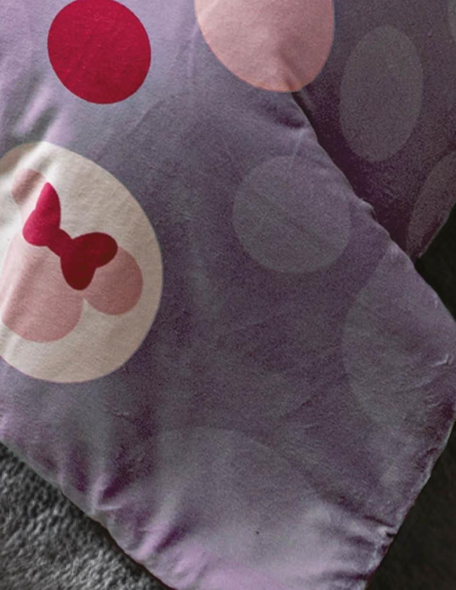 Cobertor Minnie Minnie Lilac