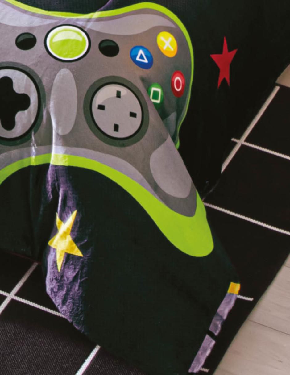 Cobertor Gamer Pro estampado gráfico 3