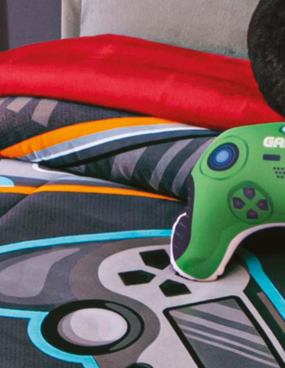 Cobertor Gamer Pro estampado gráfico 4