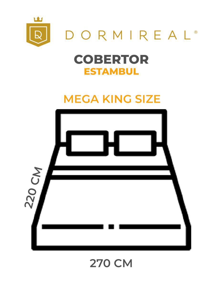 Cobertor Estambul Black estampado texturizado 2