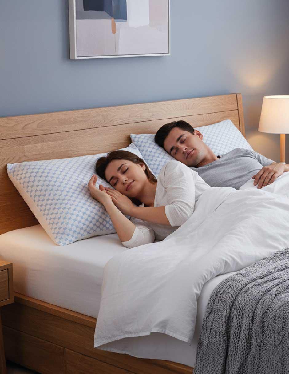 Set de almohada memory foam firmeza alta 4