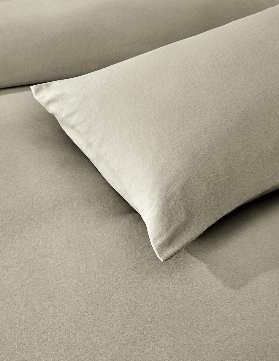 SET DUVET C/RELLENO MF, MAT-QS, KHAKI H