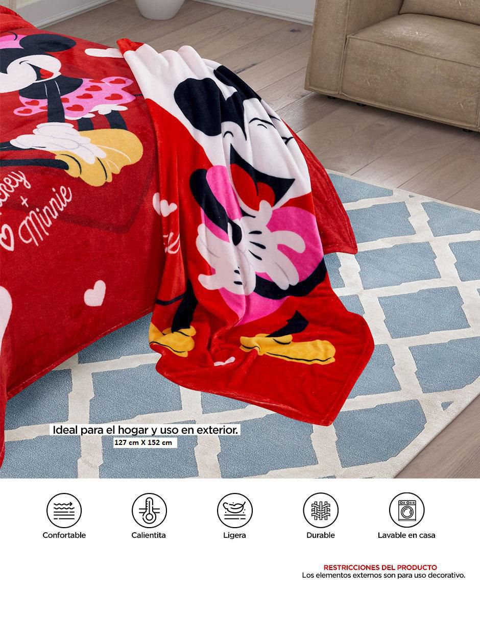 Cobertor Mickey Mouse Enamorado 7