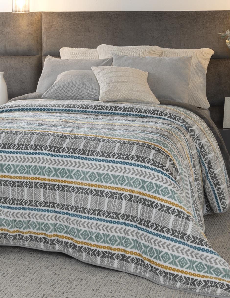 Cobertor Xiik estampado geométrico