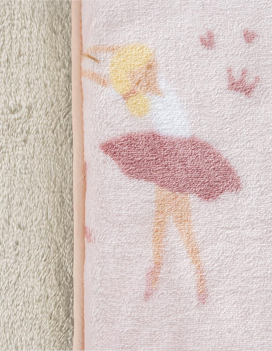 Cobertor Tutu estampado infantil 4