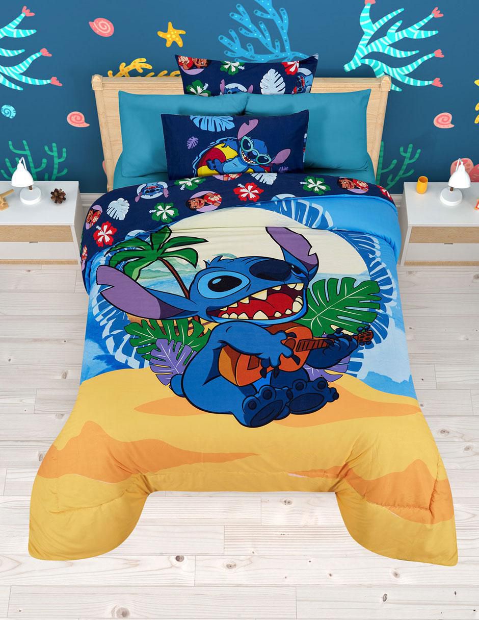 Set edredón Microfibra Playa Stitch 3