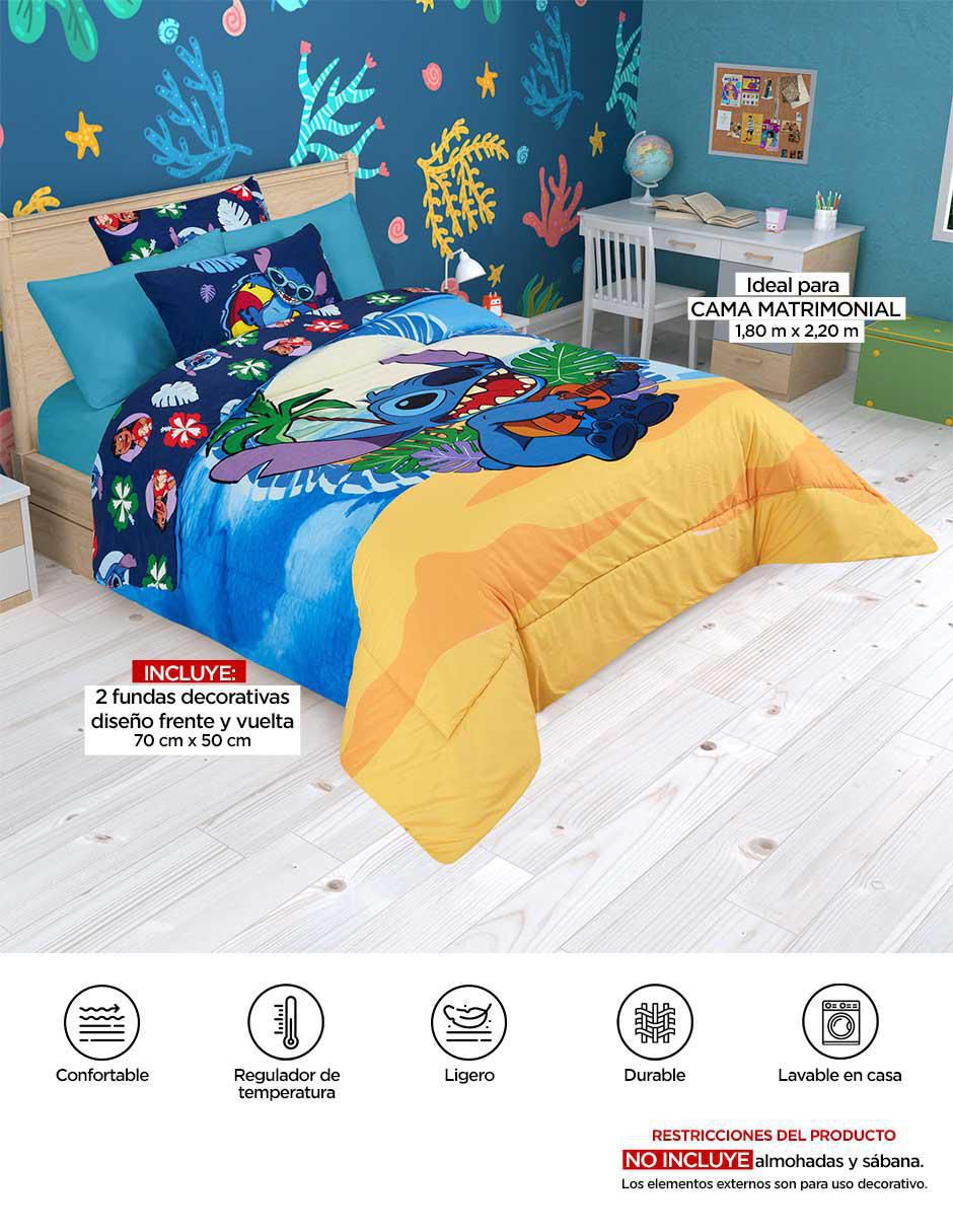 Set edredón Microfibra Playa Stitch 9