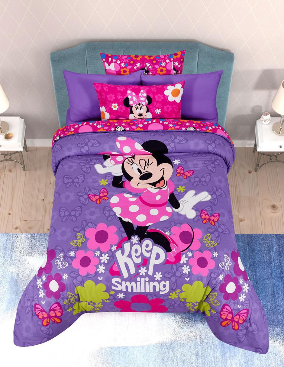 Set edredón Microfibra Keep Minnie Mouse 3