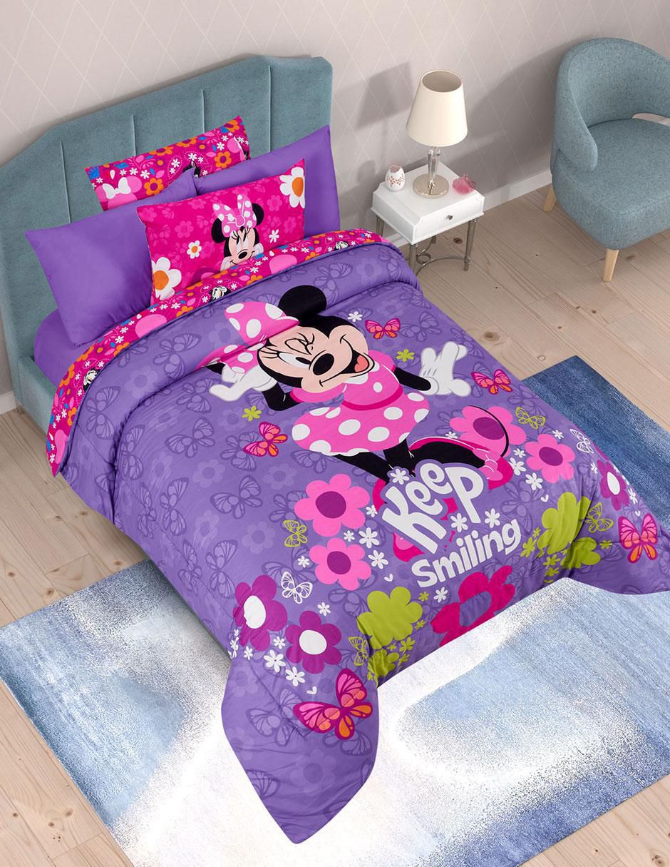 Set edredón Microfibra Keep Minnie Mouse 5