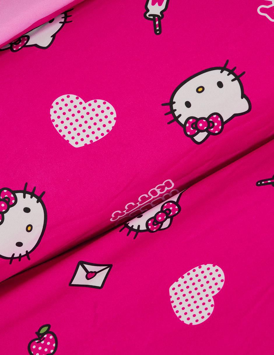 Set edredón Microfibra Apple Hello Kitty 9
