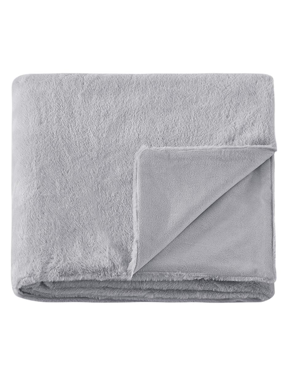 FRAZADA BASIC, 130 X 150 CM, GRIS