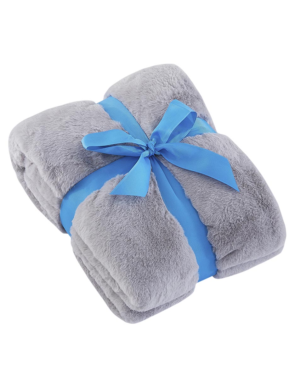 FRAZADA BASIC, 130 X 150 CM, GRIS
