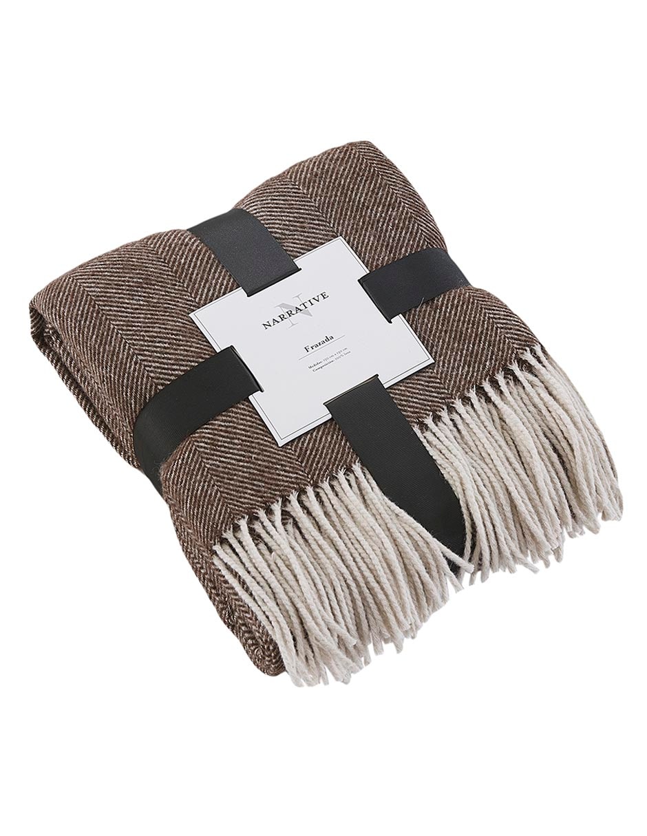 Frazada de tejido plano Herringbone unisex 4