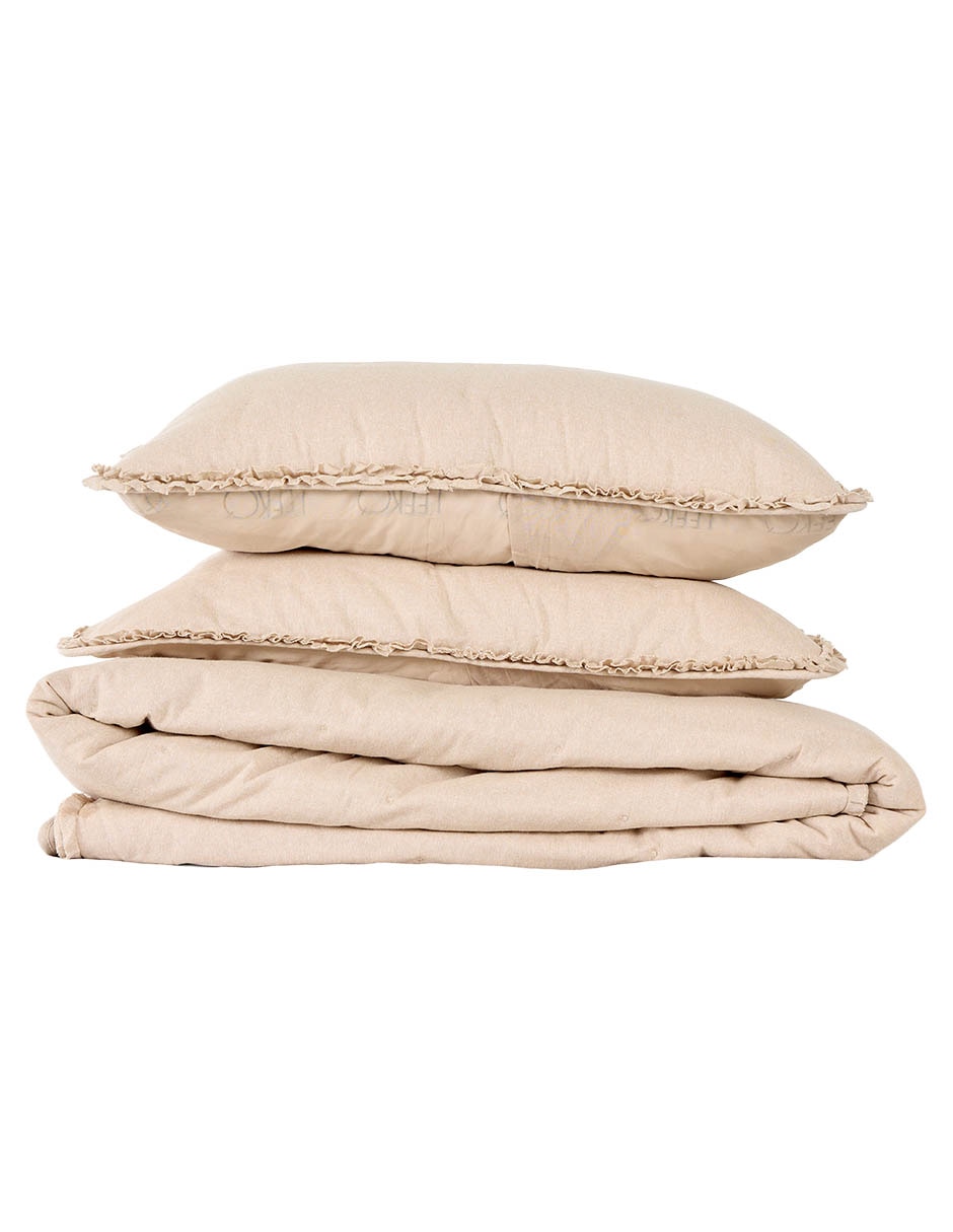 Set de colcha Linen Ruffle 2