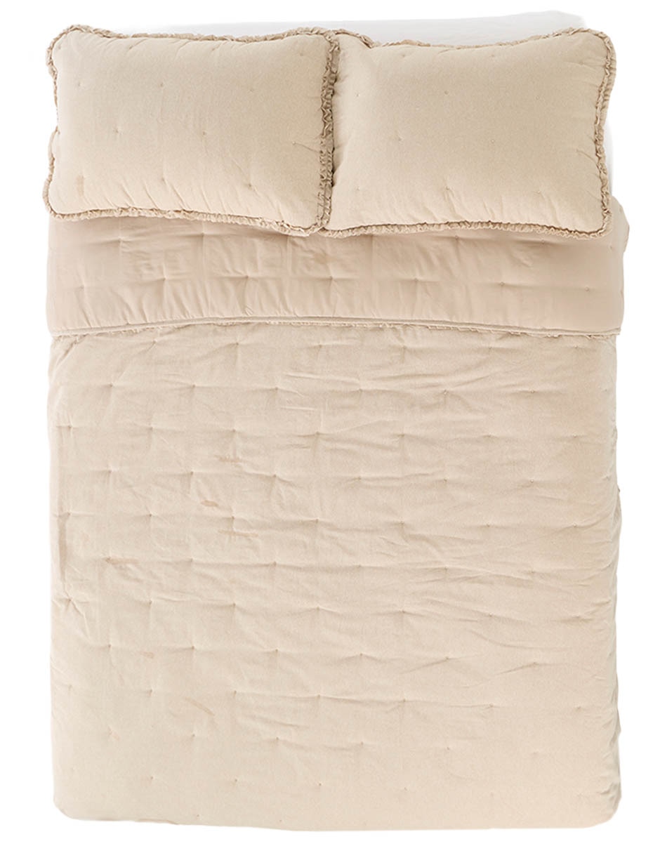 Set de colcha Linen Ruffle 4
