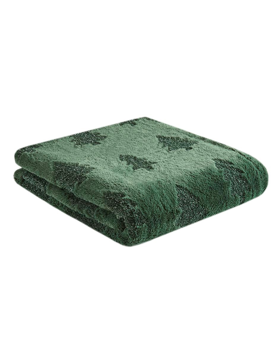 Frazada navideña de tejido jacquard Lurex Frazada navideña de tejido jacquard Lurex