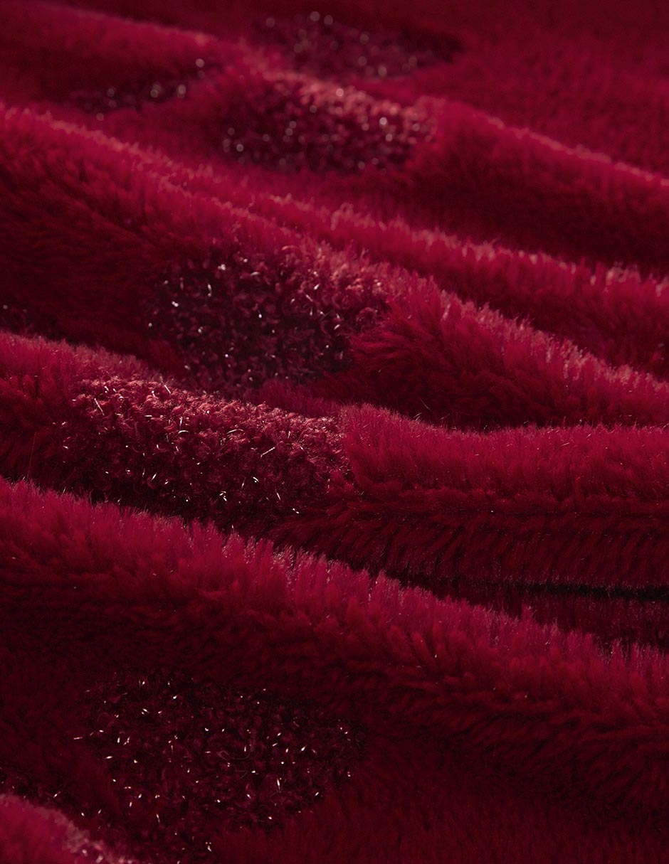 Frazada navideña de tejido jacquard Lurex 4