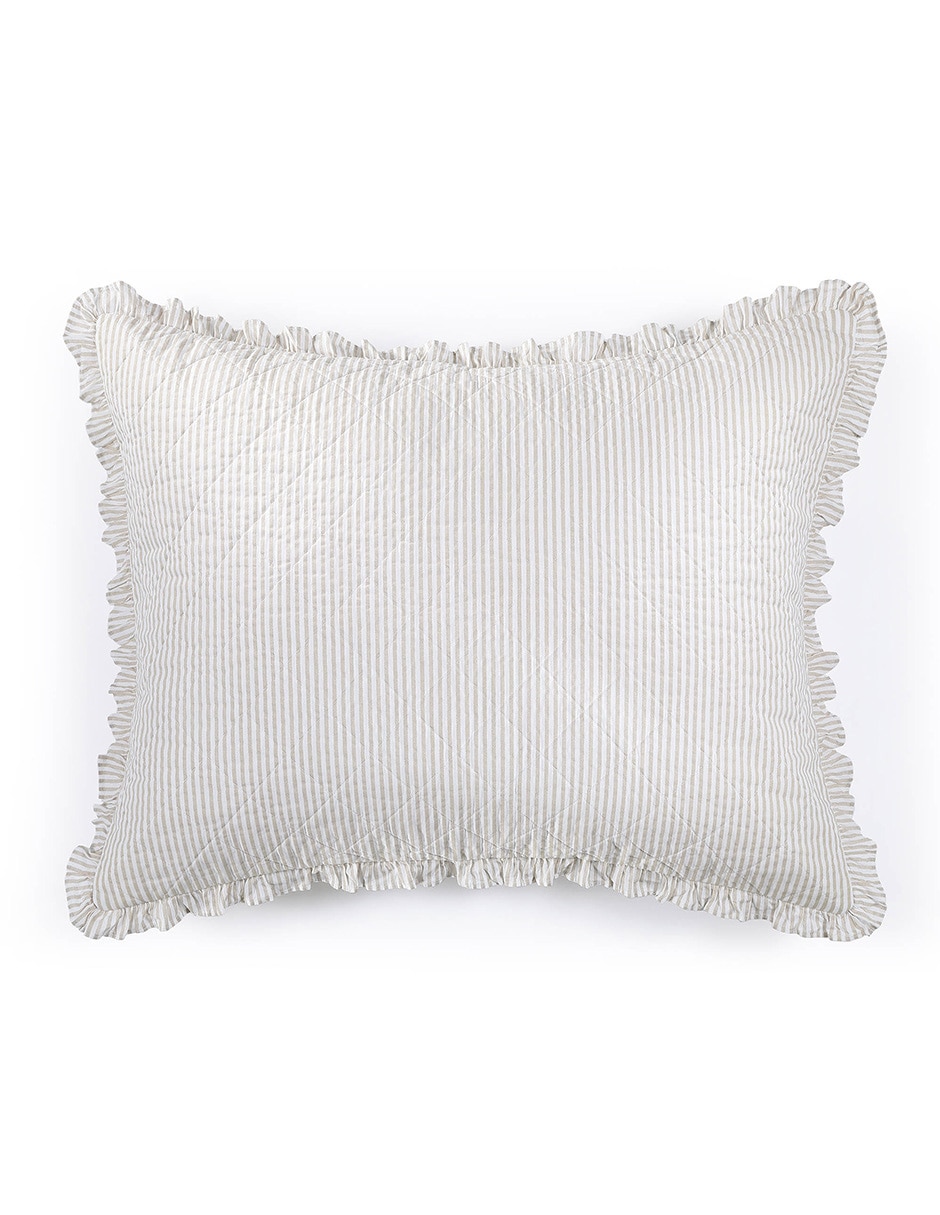 Set de colcha Oxford Stripe Beige 4