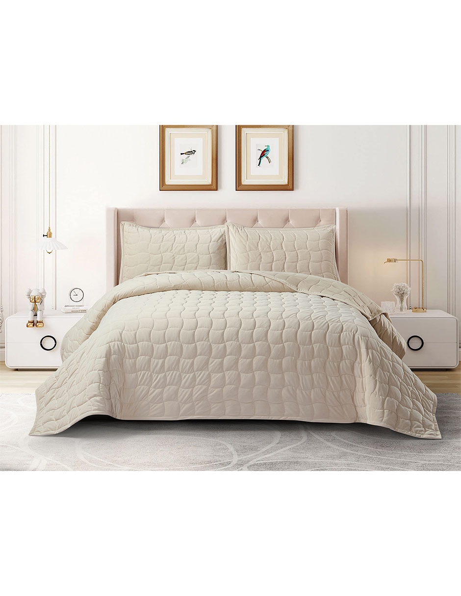Set de colcha Wave Velvet