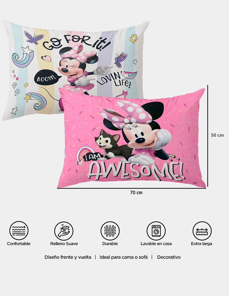 Almohada Reversible Minnie Go firmeza media 5