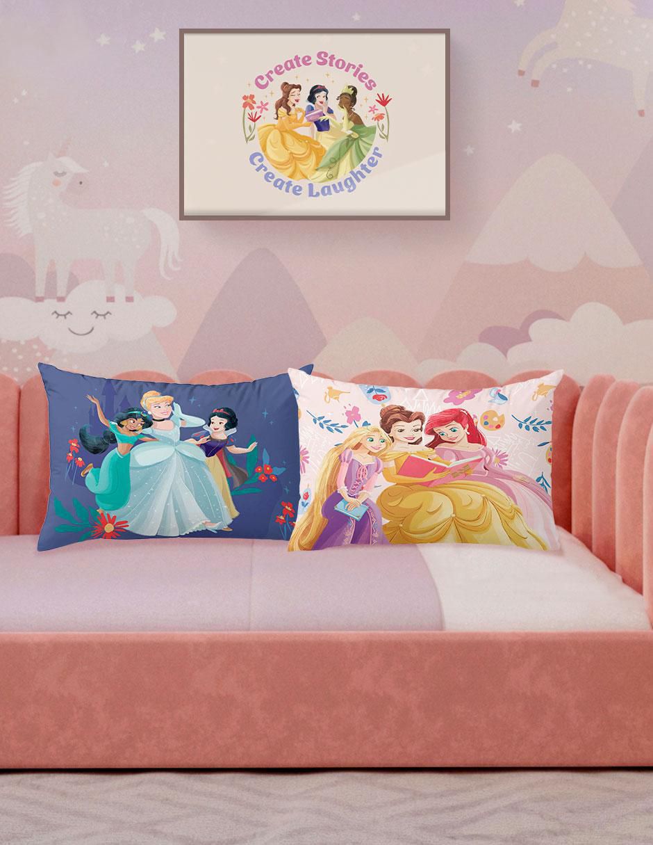 Almohada Reversible Princesas firmeza media 3