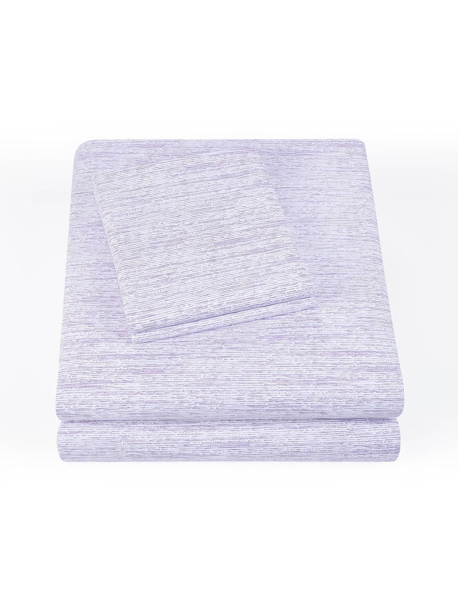 Juego de sábanas de microfibra Kent Mauve 3